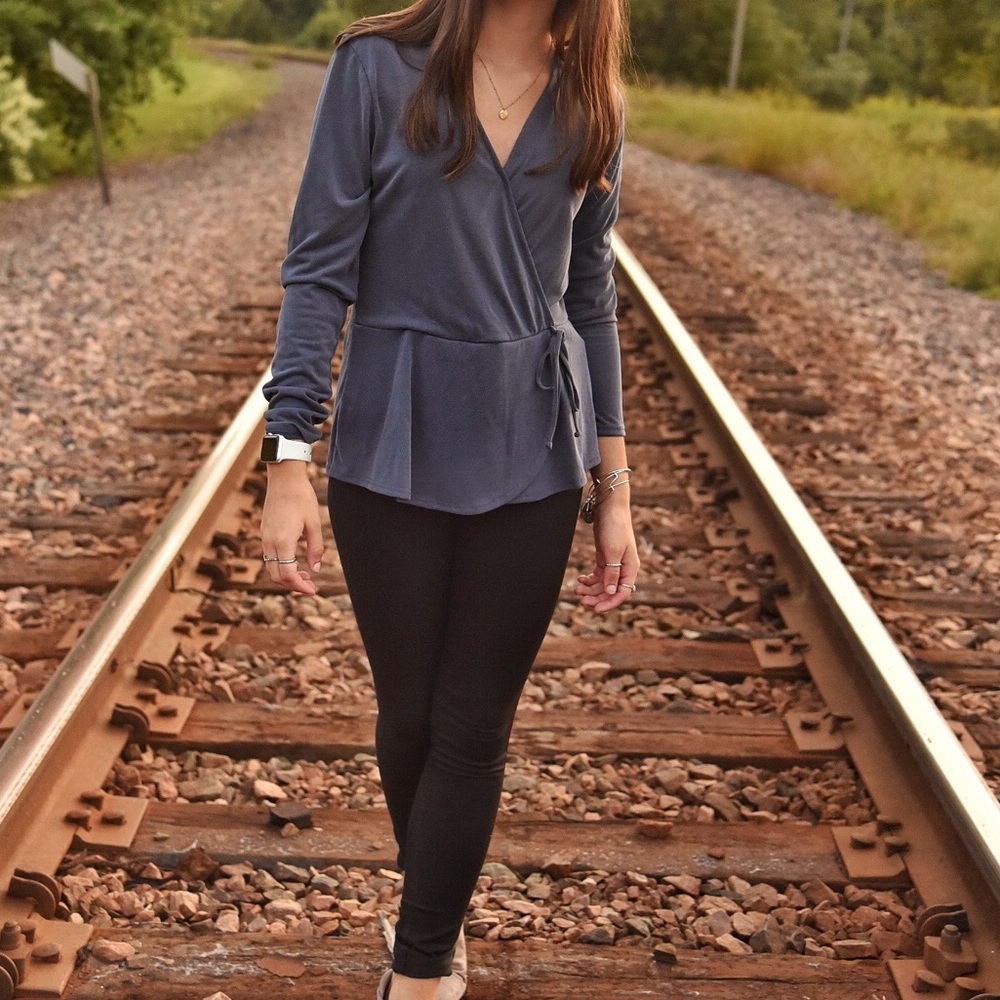 Blue blouse
